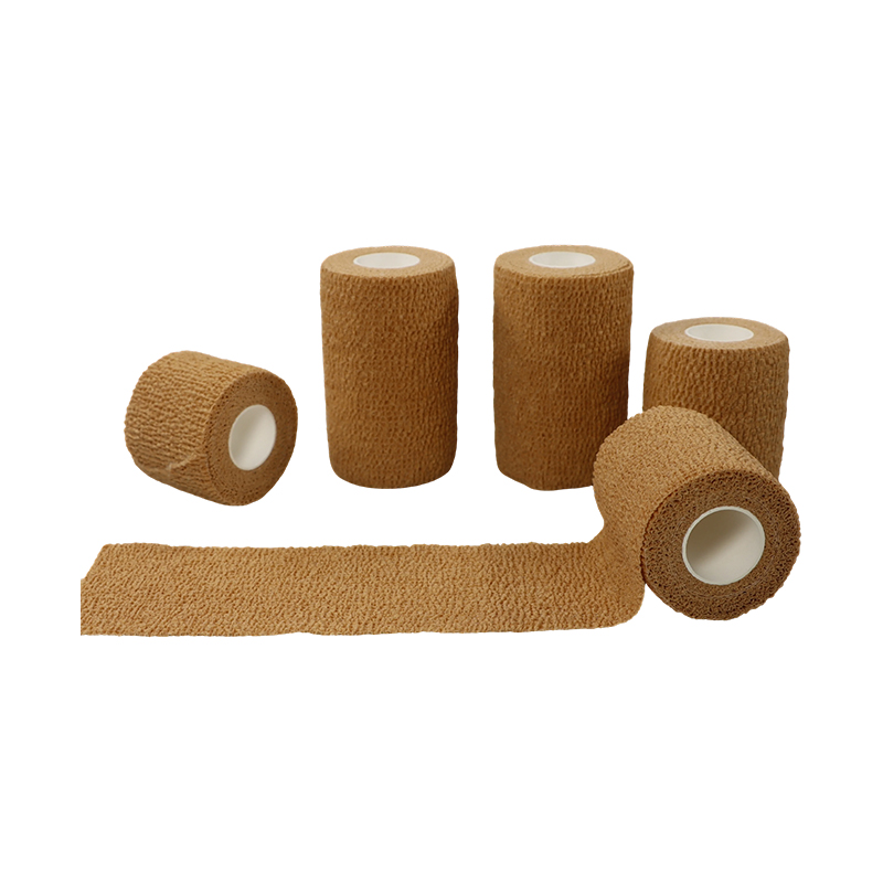 Enveloppement de bandage élastique léger fixe de couleur peau