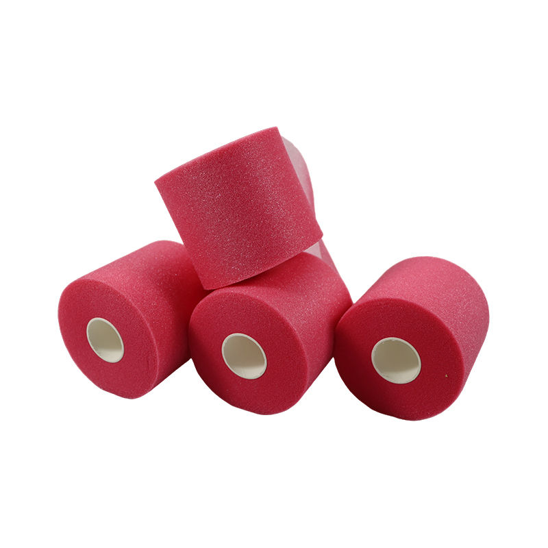 Bandage en mousse pour pansement doux rouge